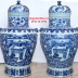 Chóe Sứ Xanh Trắng Loại  To Khủng Vẽ Tay Đẹp Và Hiếm