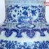 Chóe Sứ Xanh Trắng Loại  To Khủng Vẽ Tay Đẹp Và Hiếm