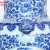Chóe Sứ Xanh Trắng Loại  To Khủng Vẽ Tay Đẹp Và Hiếm