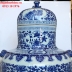 Chóe Sứ Xanh Trắng Loại  To Khủng Vẽ Tay Đẹp Và Hiếm