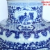 Chóe Sứ Xanh Trắng Loại  To Khủng Vẽ Tay Đẹp Và Hiếm